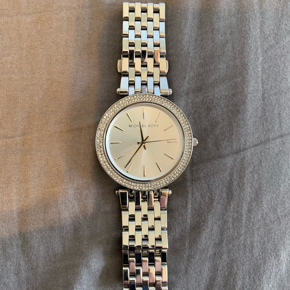 Silver Michael Kors Darci Watch